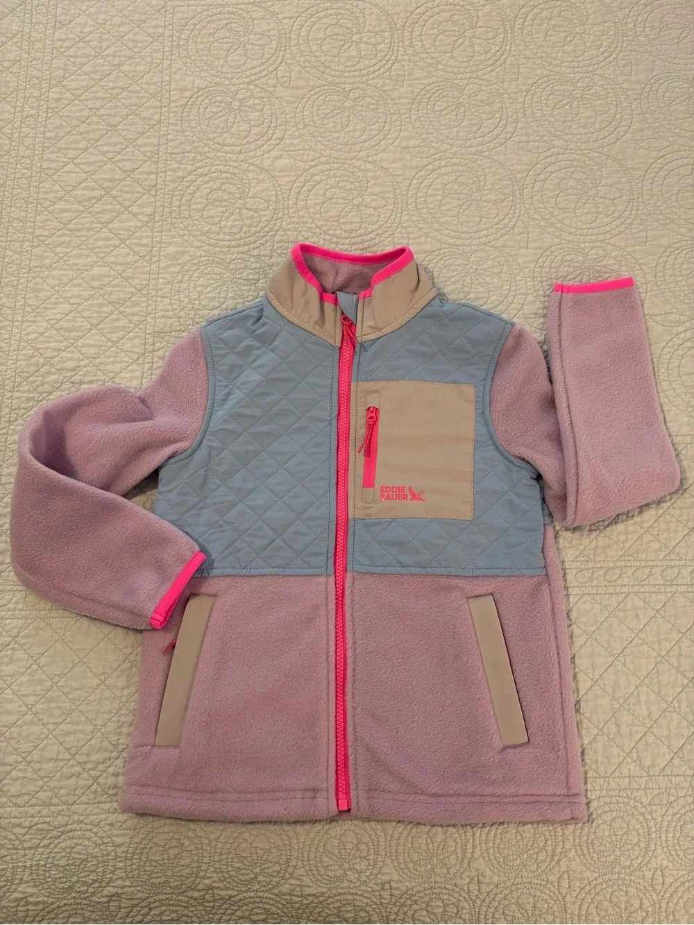 Eddie Bauer Polar Fleece jacket. Girls small.